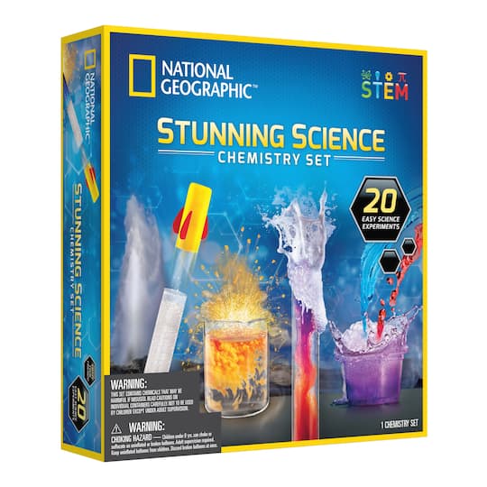 National Geographic&#x2122; S.T.E.M. Stunning Science Chemistry Set